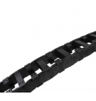 Guía de cable: serie H4.32 (barras transversales cada segundo eslabón, extraíble a lo largo de ambos radios)